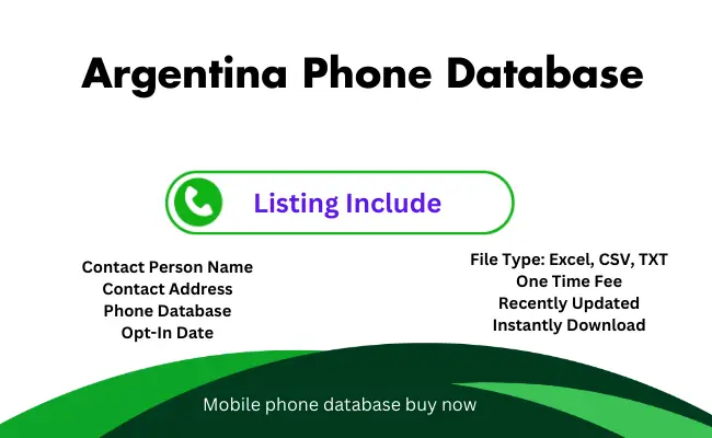 Argentina phone database