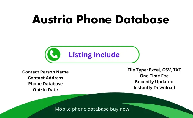 Austria phone database