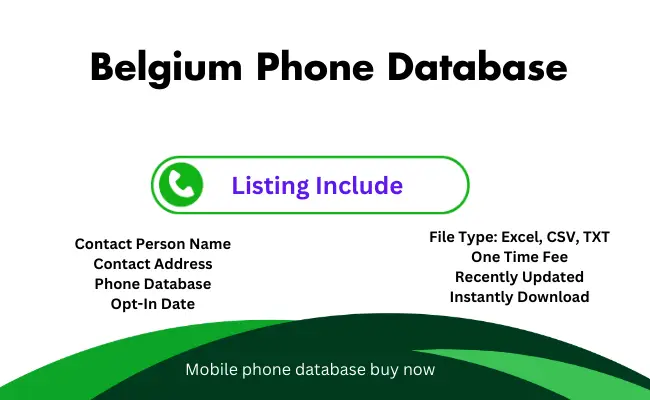 Belgium phone database