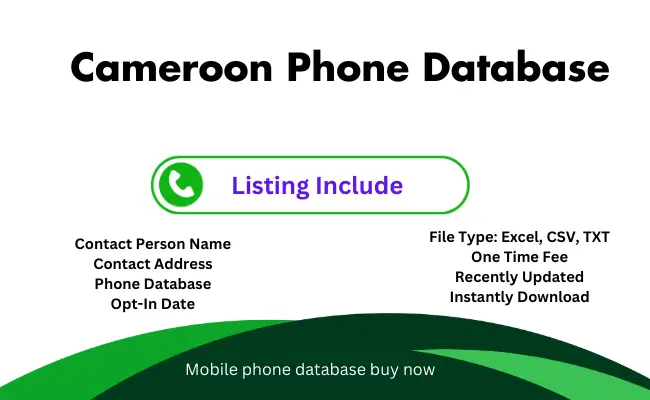 Cameroon phone database