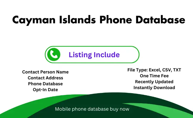 Cayman Islands phone database