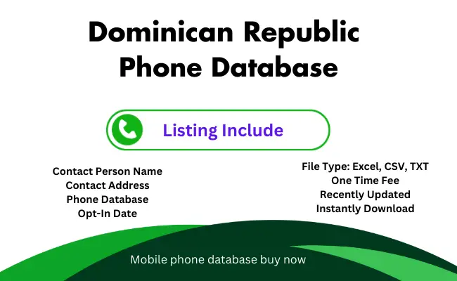 Dominican Republic phone database