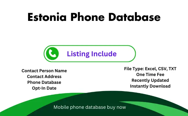 Estonia phone database