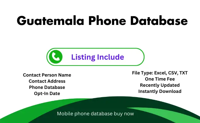 Guatemala phone database