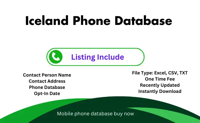 Iceland phone database