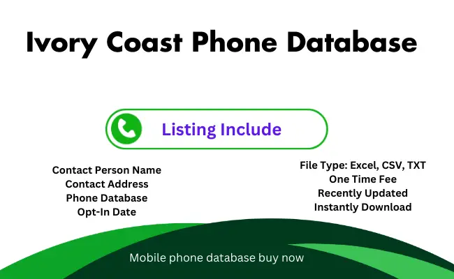 Ivory Coast phone database