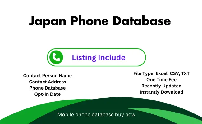 Japan phone database