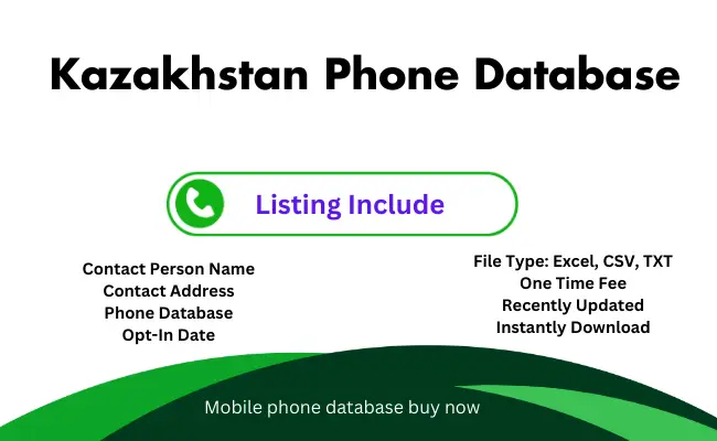 Kazakhstan phone database