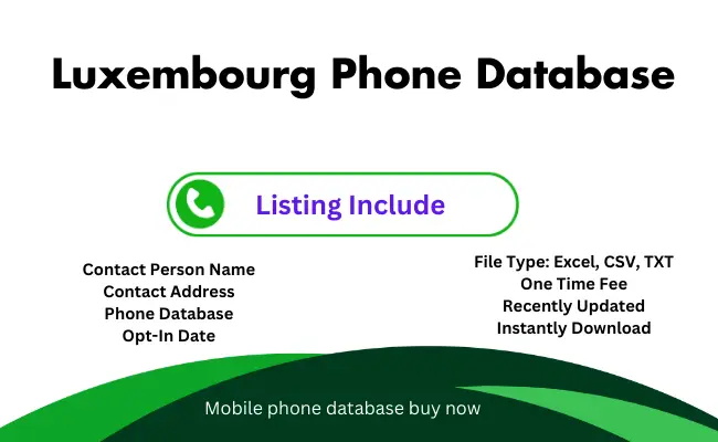 Luxembourg phone database