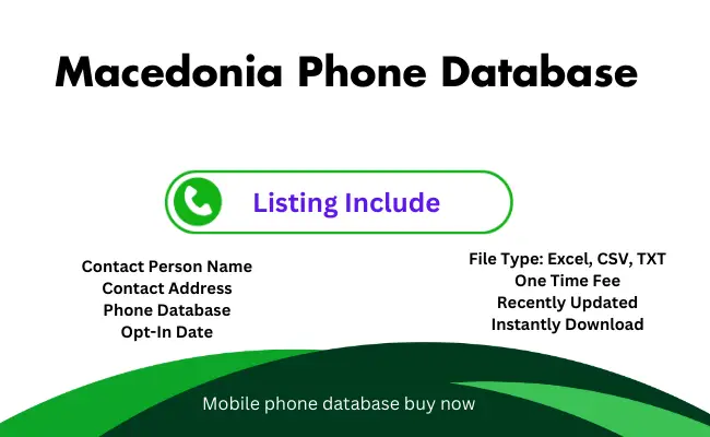 Macedonia phone database