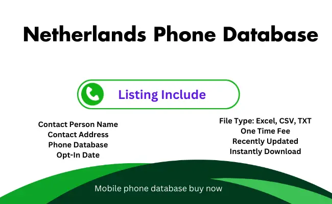 Netherlands phone database