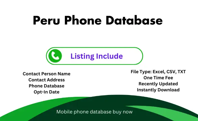 Peru phone database