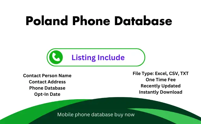 Poland phone database